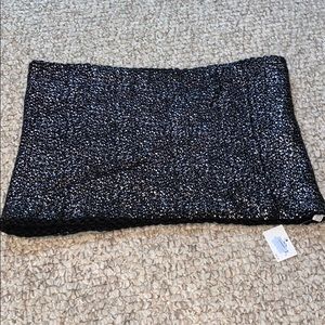 Black and Silver Scarf